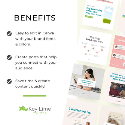 Social Media Post Templates for Canva