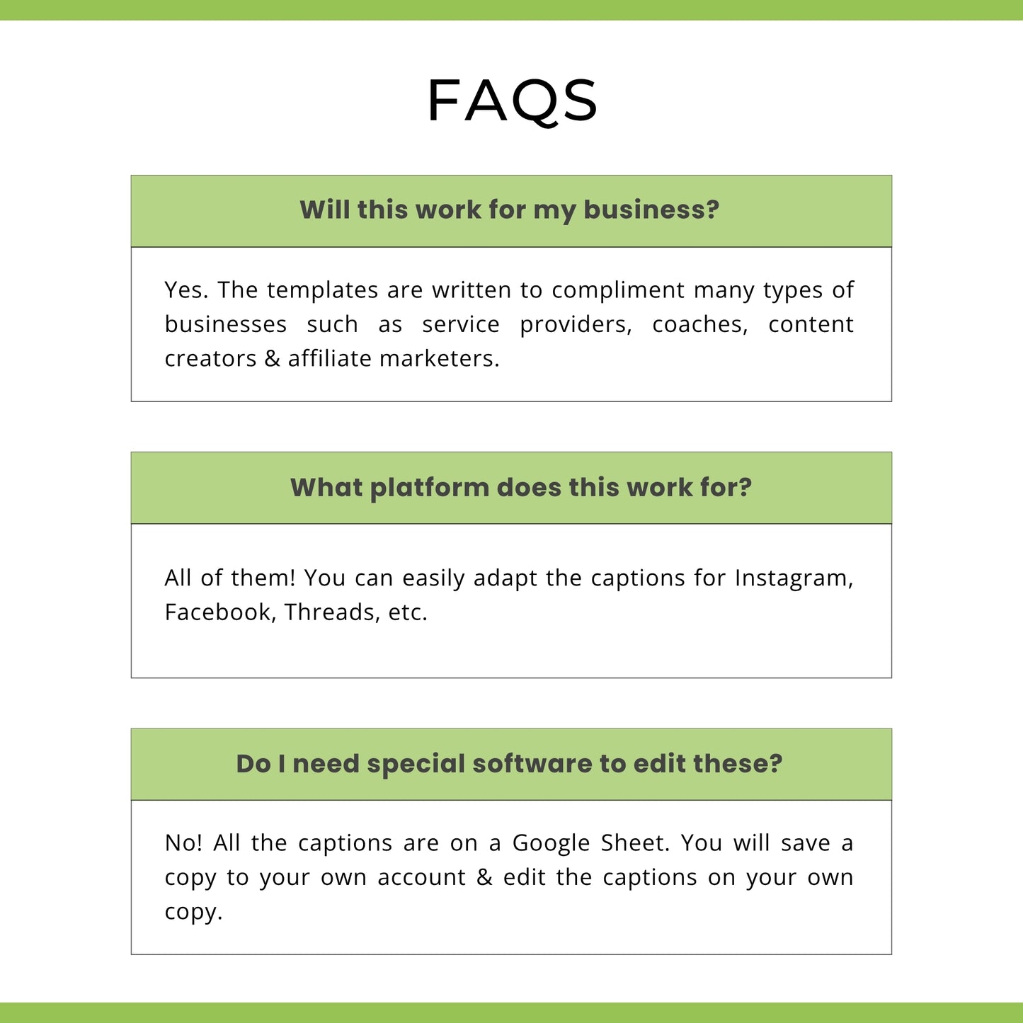 Social Media Post Templates for Canva