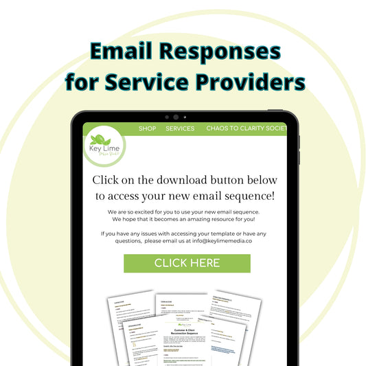 Email Response Templates for Service Providers