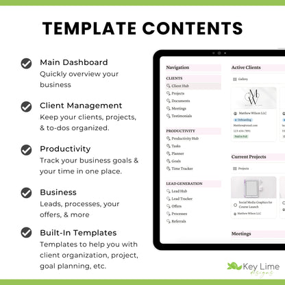Client Management Hub for Notion