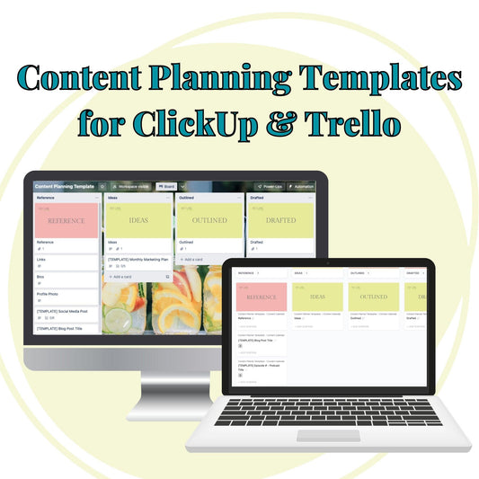 Content Planning Templates for Trello & ClickUp - Key Lime Designs