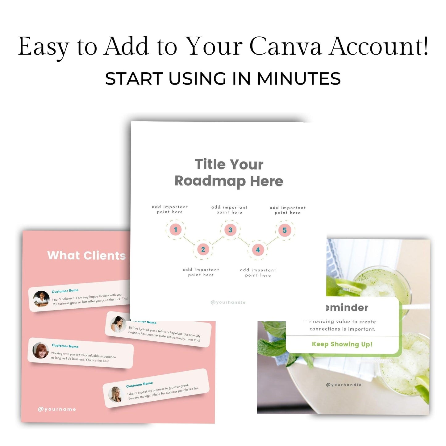 Social Media Post Templates for Canva - Key Lime Designs