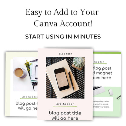 Pinterest Pin Templates for Canva - Key Lime Designs