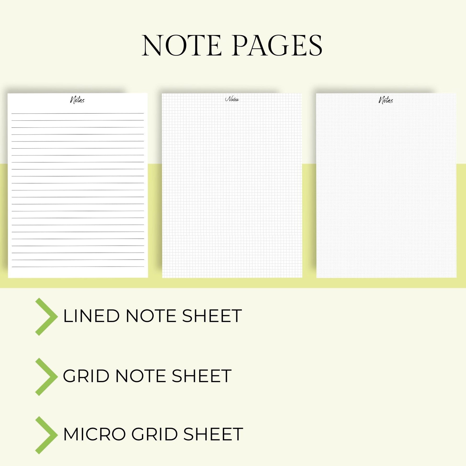 Printable Planner for Life & Business - Peach - Key Lime Designs